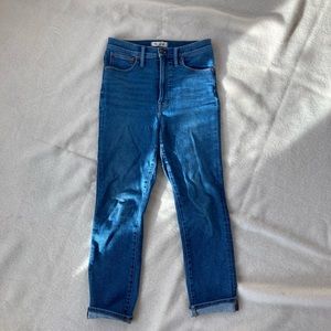Madewell perfect vintage high waisted jeans